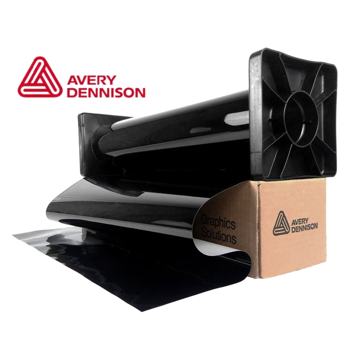 Avery Dennison Gloss Black Paint Protection Film roll – high-gloss self-healing PPF for automotive wraps and surface protection