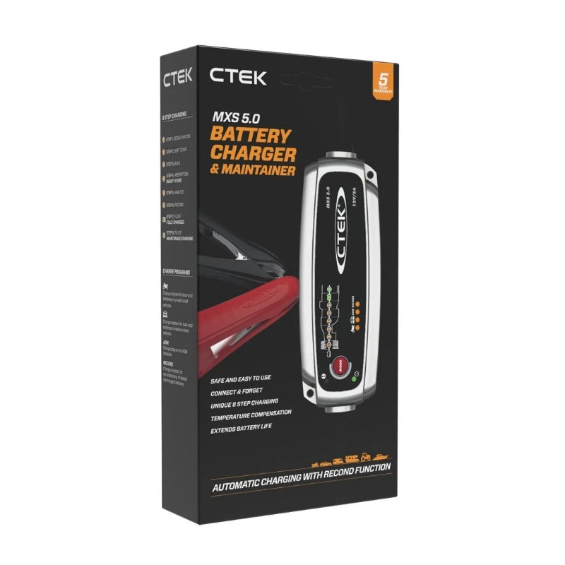 CTEK® MXS 5.0 Automatic Battery Charger